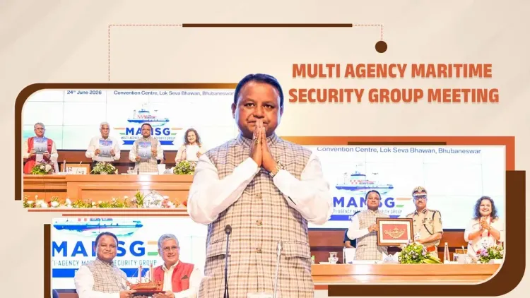 CM Majhi Inaugurates 14th Maritime Security Meet in Bhubaneswar
