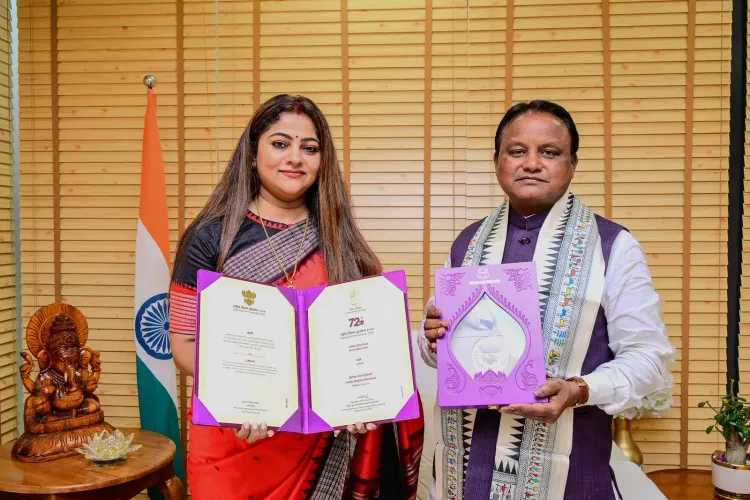 CM Majhi Meets 'Lahari' Producer After National Film Award Win
