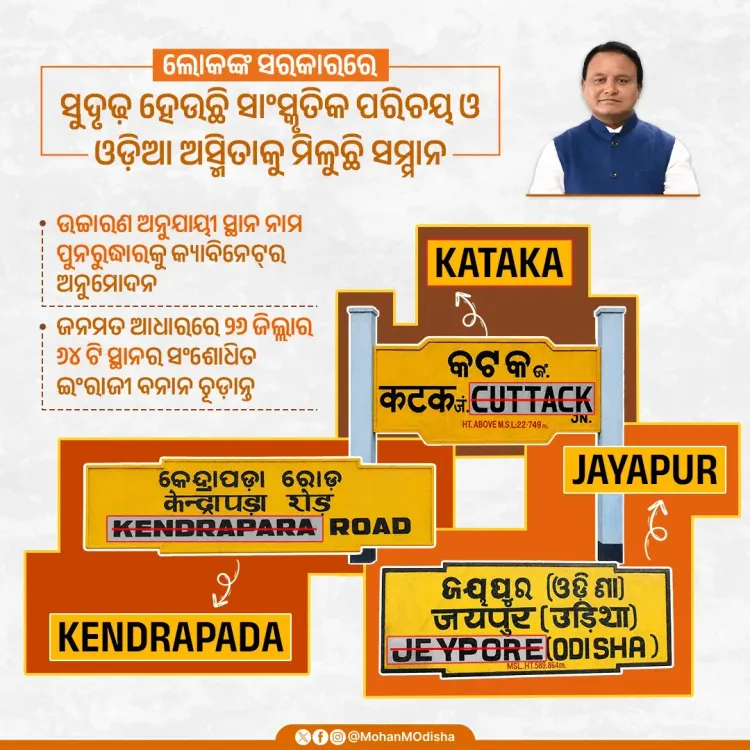 CM Majhi: Odisha Cabinet Approves Revised English Spellings for 64 Places