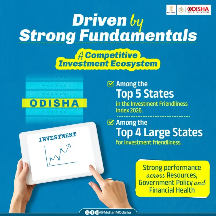 CM Majhi: Odisha ranks Top 5 in state investment index