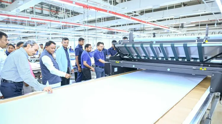 CM Majhi Visits Key Industries in Khordha, Backs Local Jobs