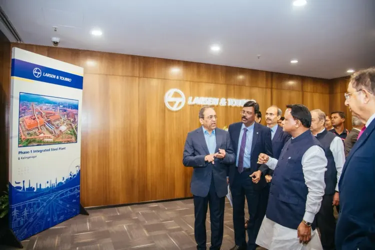 CM Majhi Visits L&T HQ, Eyes Investment and Jobs for Odisha