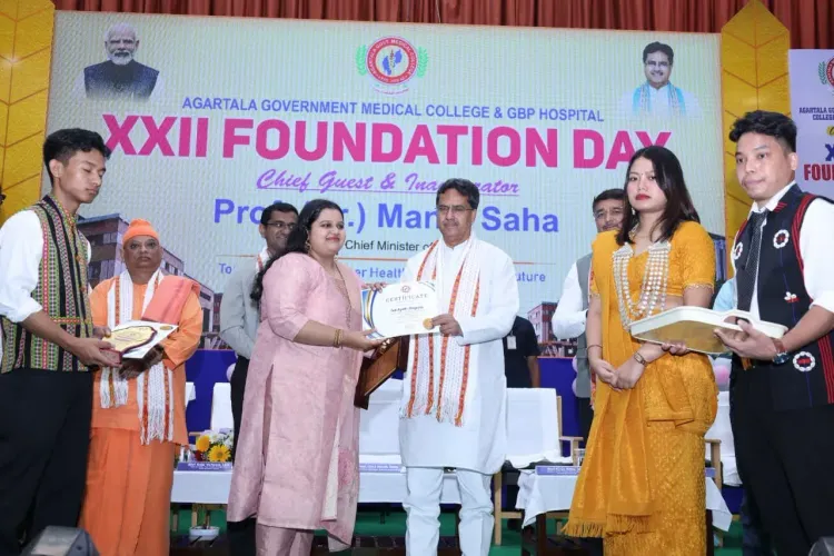 CM Manik Saha: AGMC Referrals Down 80% on Foundation Day