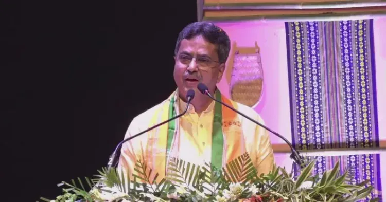 CM Manik Saha attends felicitation of new BJP Pradesh Chief