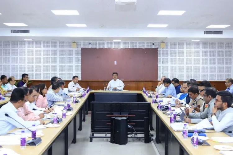 CM Manik Saha Chairs Task Monitoring Meet on Law, Health, Infrastructure