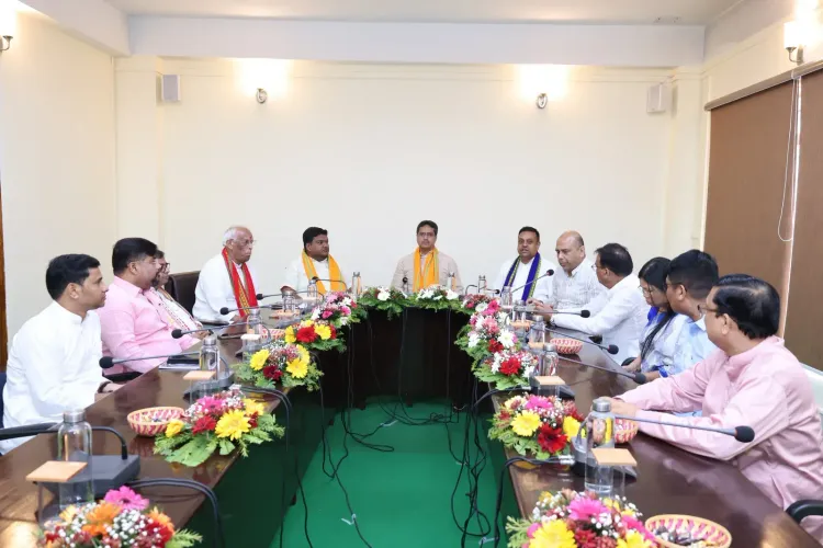 CM Manik Saha Holds Cabinet Meet With BJP Northeast Brass