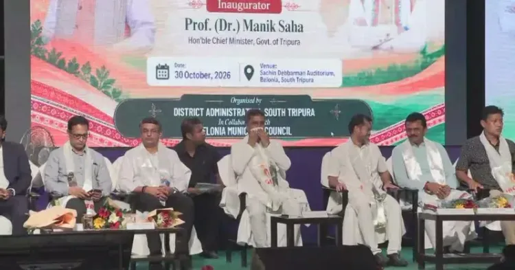 CM Manik Saha Inaugurates Projects in South Tripura