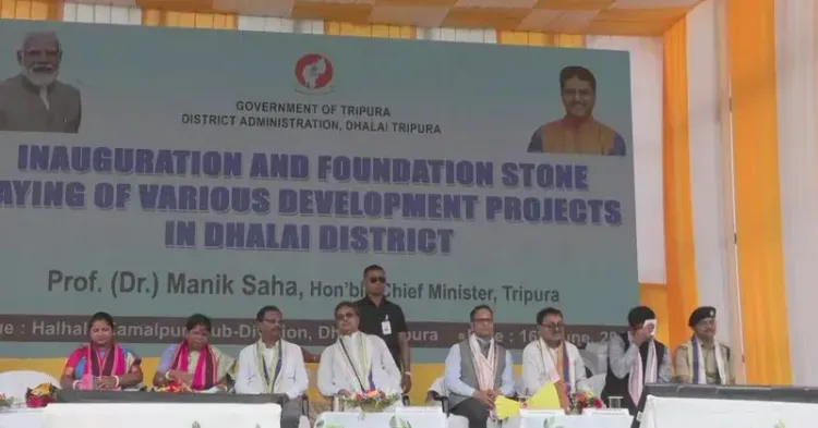 CM Manik Saha Launches Multiple Projects at Halahali School