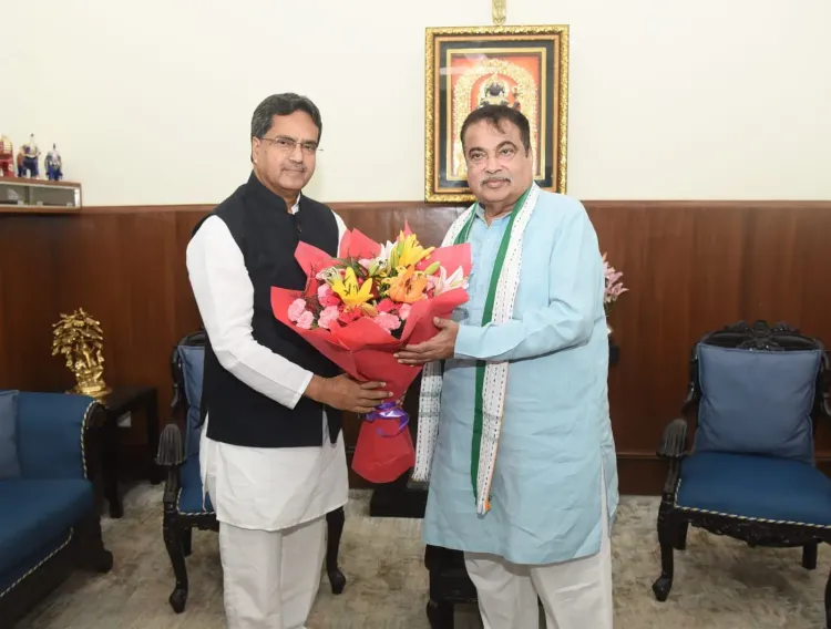 CM Manik Saha meets Gadkari to push Tripura NH projects