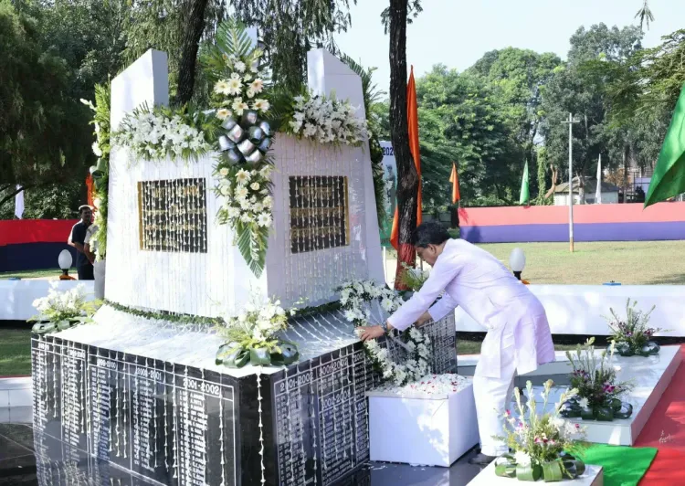 CM Manik Saha Pays Tribute on Police Commemoration Day