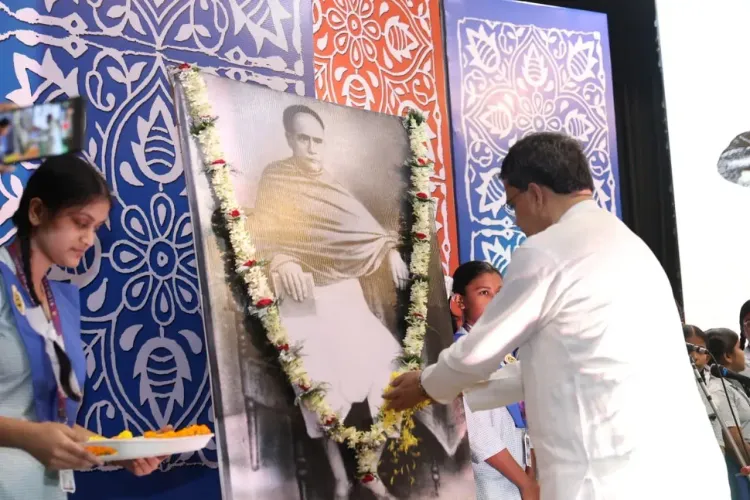 CM Manik Saha Pays Tribute to Vidyasagar at Agartala Event