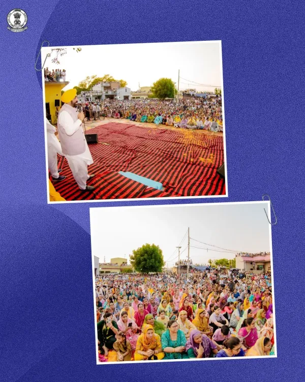 CM Mann Holds Lok Milni in Hoshiarpur, Directs On-Spot Redressal