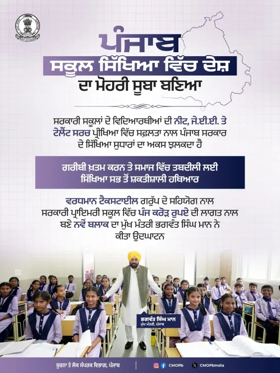 CM Mann Inaugurates ₹5 Cr School Block at Lohara