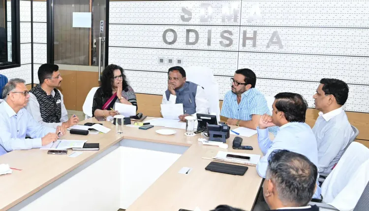 CM Mohan Majhi Reviews Cyclone Arnab Relief Ops in Odisha