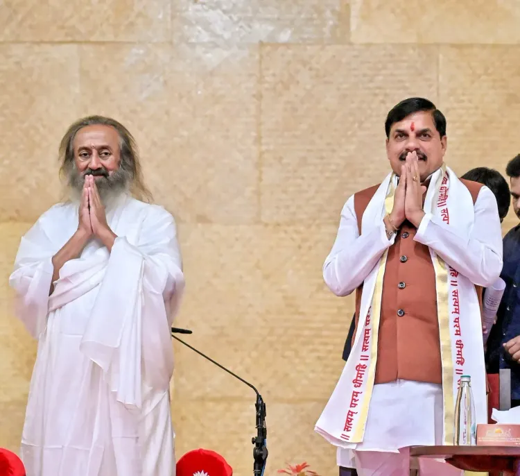 CM Mohan Yadav attends Art of Living 45th anniversary meet