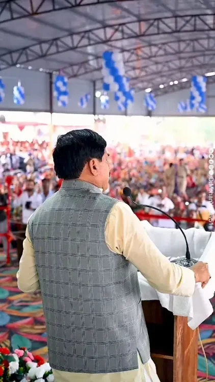 CM Mohan Yadav attends Ram Darbar Pran Pratishtha at Nagda temple