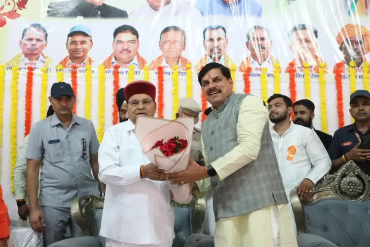 CM Mohan Yadav Attends Temple Consecration in Nagda, Ujjain