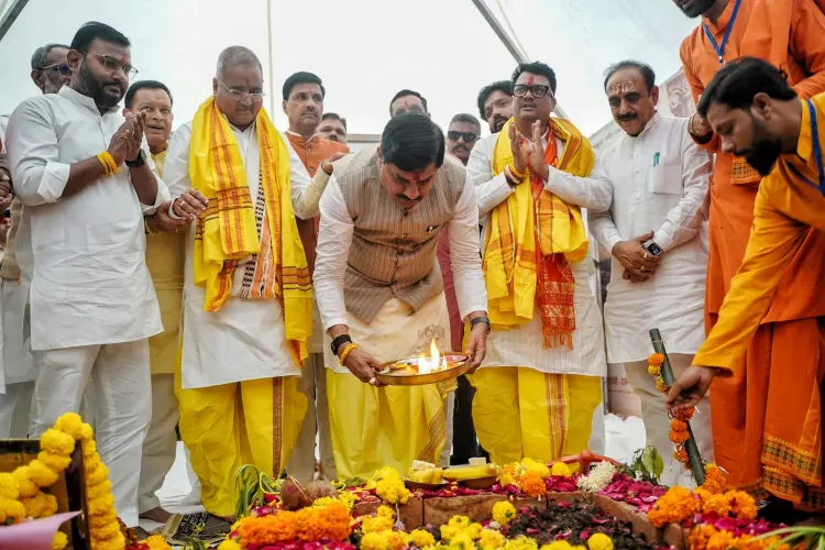 CM Mohan Yadav breaks ground for ₹85 cr Devi Lok at Baglamukhi Temple