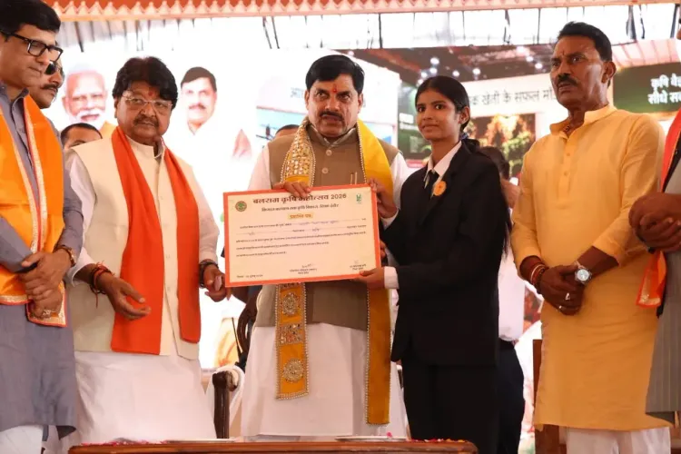 CM Mohan Yadav flags Krishak Kalyan Varsh 2026 at Indore