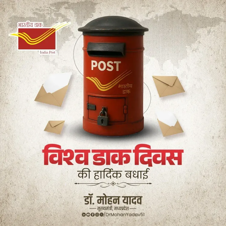 CM Mohan Yadav Greets Nation on World Post Day