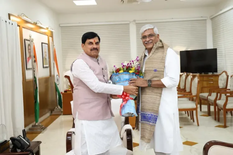 CM Mohan Yadav Hosts Union Culture Minister Shekhawat in Bhopal
