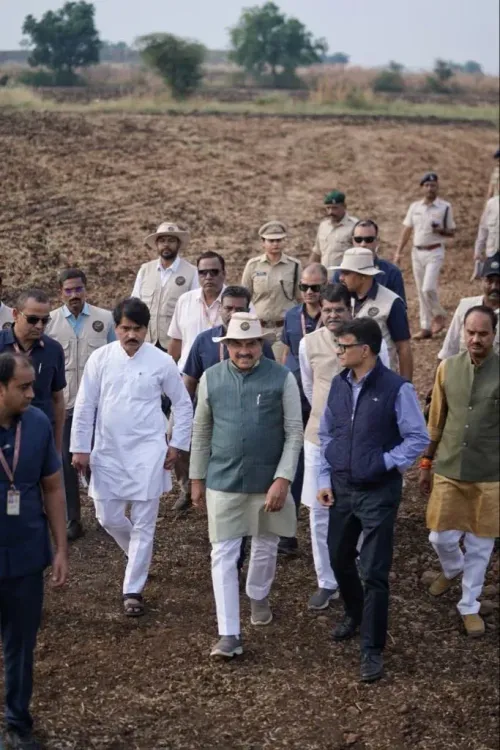 CM Mohan Yadav Inspects Blackbuck Rescue Drive in Shajapur