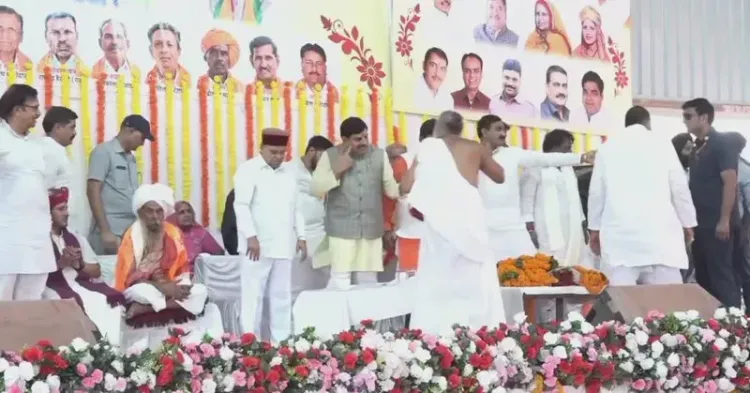 CM Mohan Yadav joins Kalash Pratishtha at Delanpur Balaji Dham