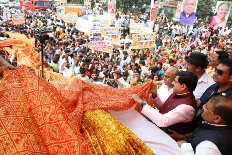 CM Mohan Yadav joins Navratri Chunri Yatra in Indore