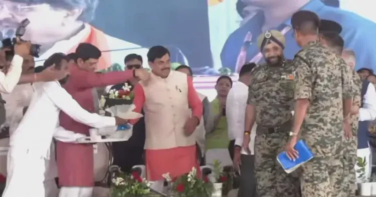 CM Mohan Yadav Joins Tree Plantation Drive at BSF Indore