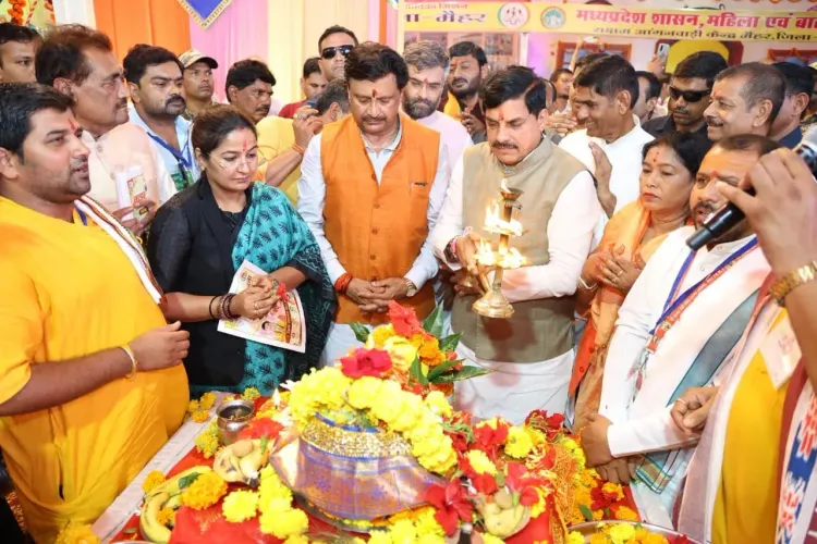 CM Mohan Yadav launches ₹256 cr projects in Maihar under Ladli Behna