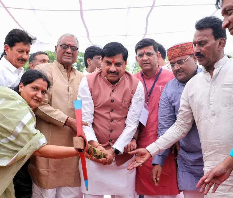 CM Mohan Yadav Launches Road, Sewer Works in Indore