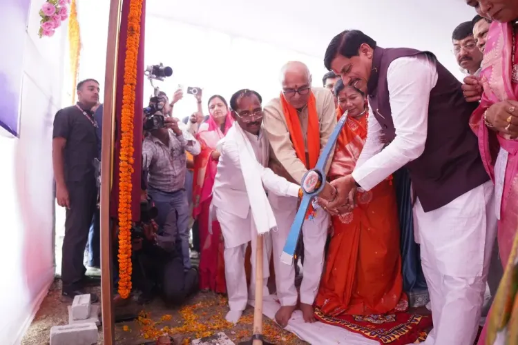 CM Mohan Yadav Lays Foundation for Rs 12 Cr Sports Complex in Singrauli