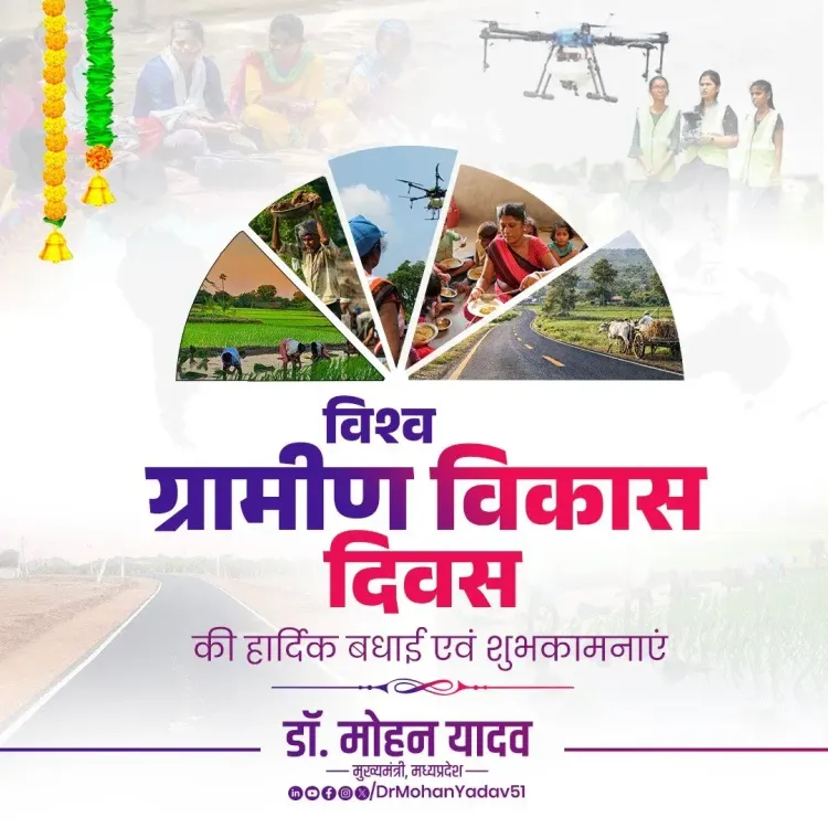 CM Mohan Yadav Marks World Rural Development Day