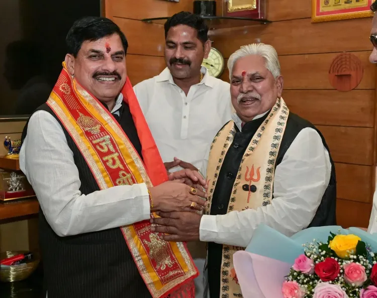 CM Mohan Yadav Meets Bihar Assembly Speaker in Bodh Gaya