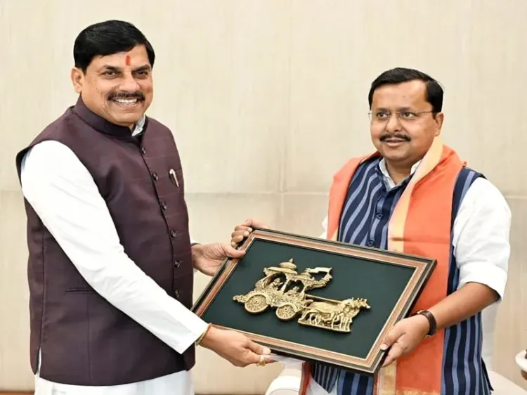 MP CM Mohan Yadav meets BJP chief Nabin, pitches Sandipani schools model
