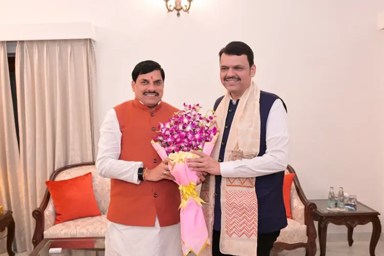 CM Mohan Yadav Meets Maharashtra CM Fadnavis in New Delhi