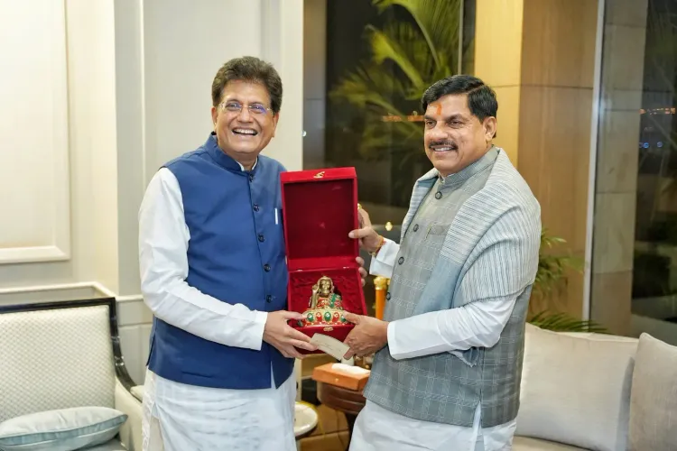 CM Mohan Yadav Meets Piyush Goyal in Delhi on Trade Push
