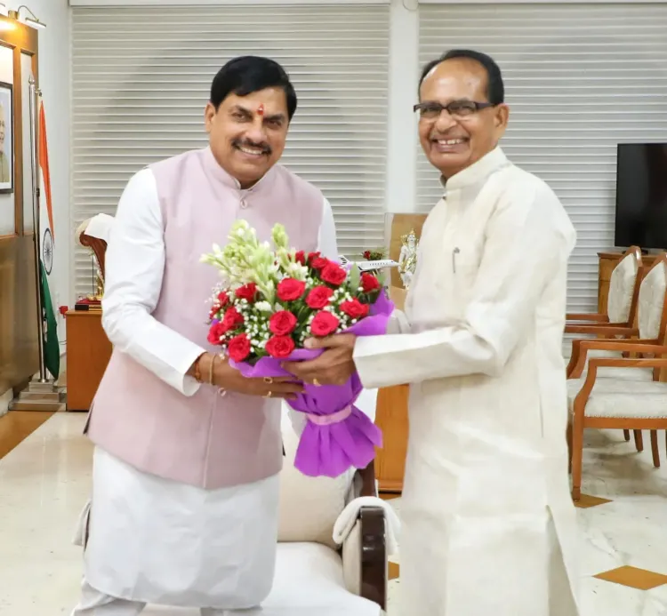 CM Mohan Yadav Meets Union Min Chouhan on Kisan Kalyan Varsh