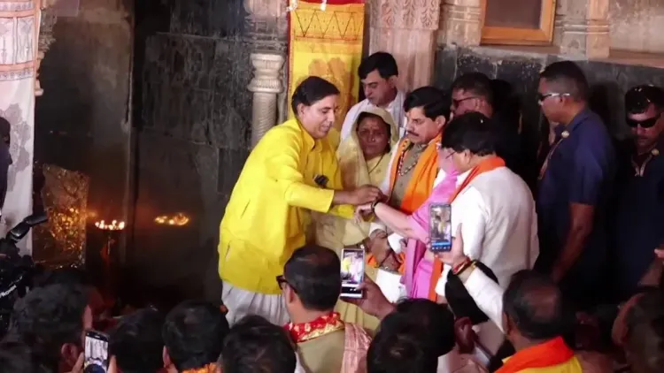 CM Mohan Yadav Offers Prayers at Historic Bhojshala in Dhar