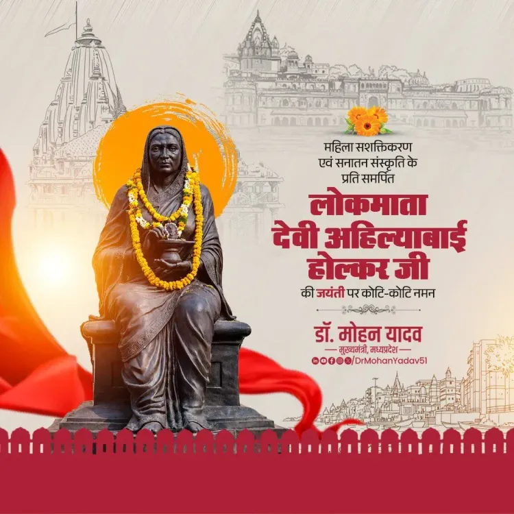 CM Mohan Yadav pays tribute to Ahilyabai Holkar on Jayanti