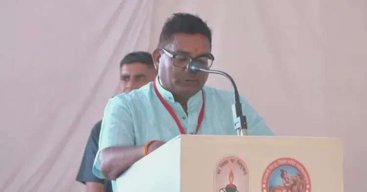 CM Mohan Yadav performs bhumi puja for Vidya Bharati's Mahakalpuram project in Ujjain