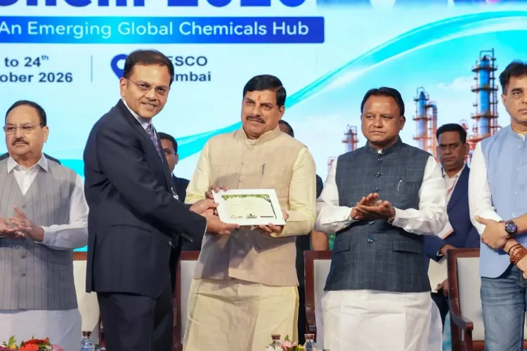 CM Mohan Yadav pitches MP at India Chem 2026 in Mumbai