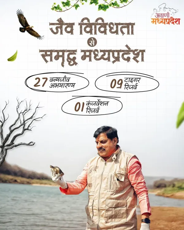 CM Mohan Yadav Positions MP as India's Wildlife Hub