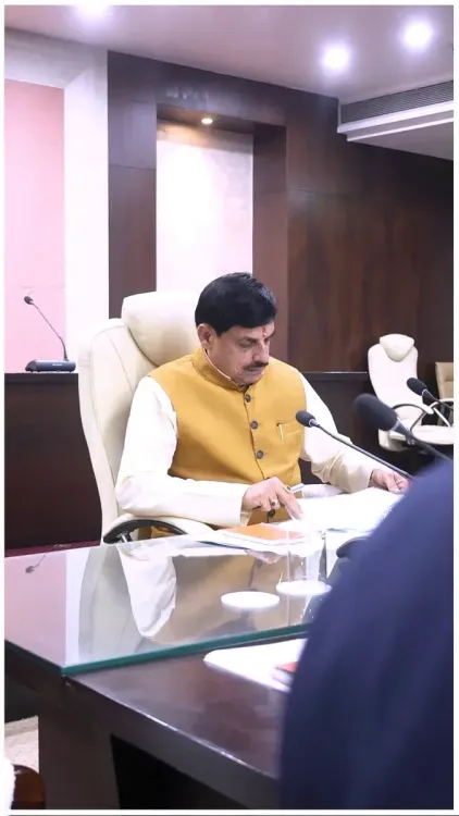 CM Mohan Yadav Reviews Narmada Samagra Mission in Bhopal