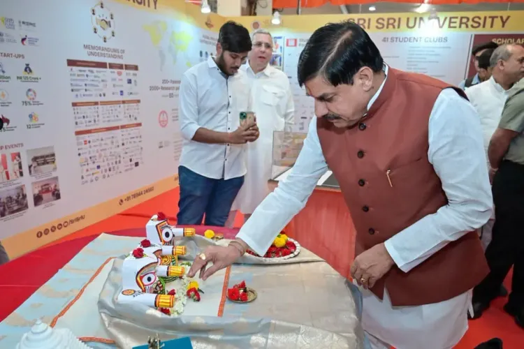 CM Mohan Yadav visits Art of Living Ashram in Bengaluru