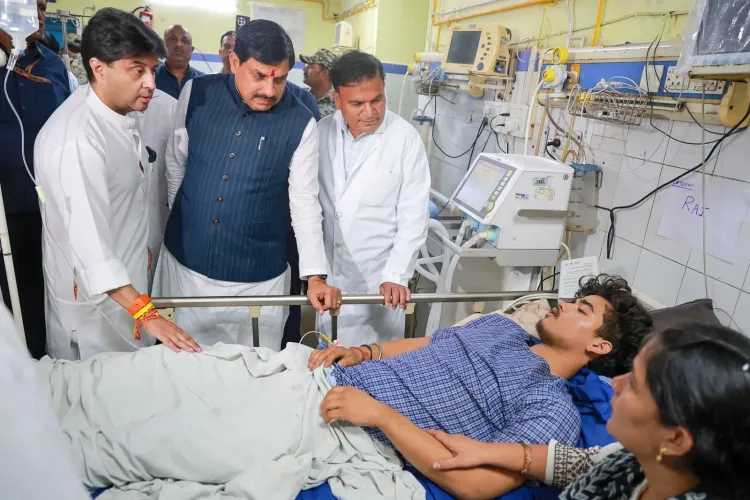 CM Mohan Yadav visits Gwalior stampede victims, orders probe