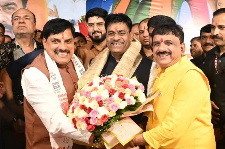 CM Mohan Yadav Visits MLA Rameshwar Sharma's Residence