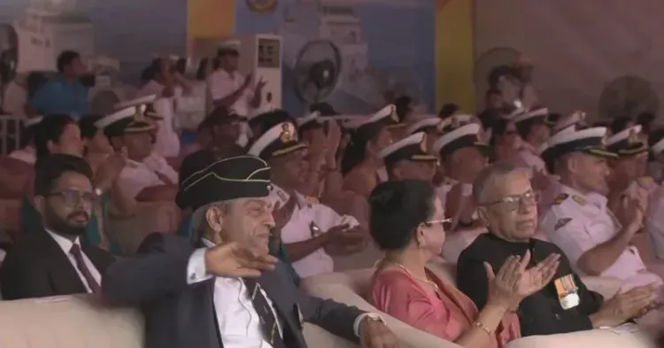 CM Mohan Yadav Watches Live as PM Modi Commissions Three Navy Ships