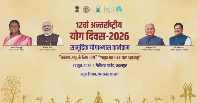 CM MP Office: President Murmu Leads Yoga Day 2026 in Jabalpur