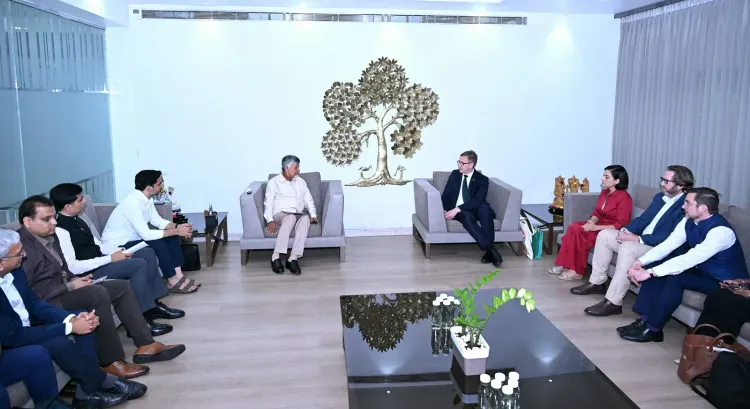 CM Naidu, Australia's Julian Hill Sign Four AP Partnerships